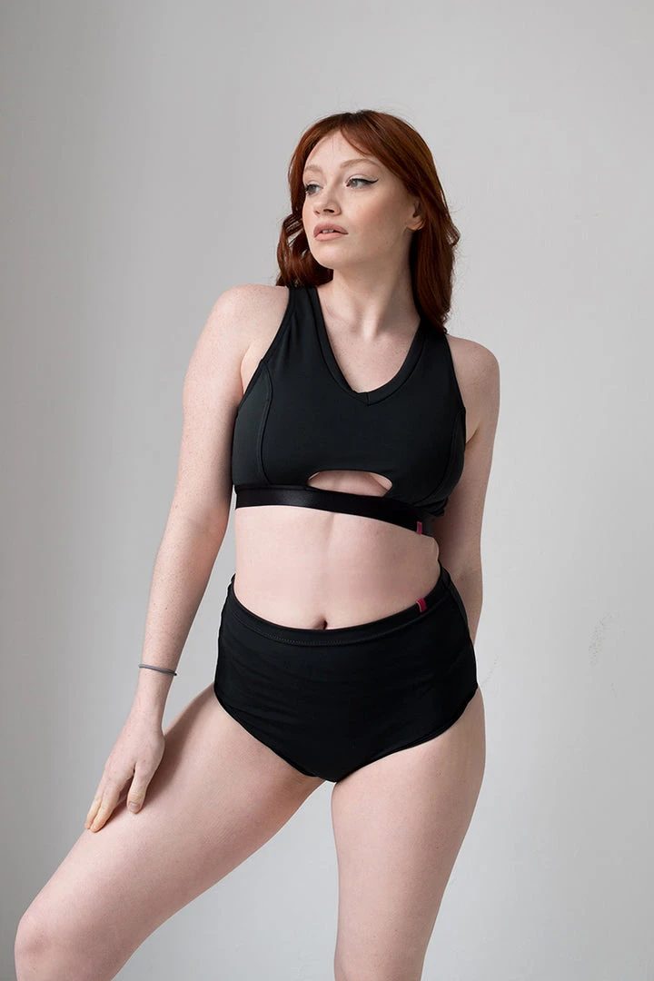 Pole Addict High Waisted Shorts - Black 2 Pole Addict High Waisted Shorts - Black