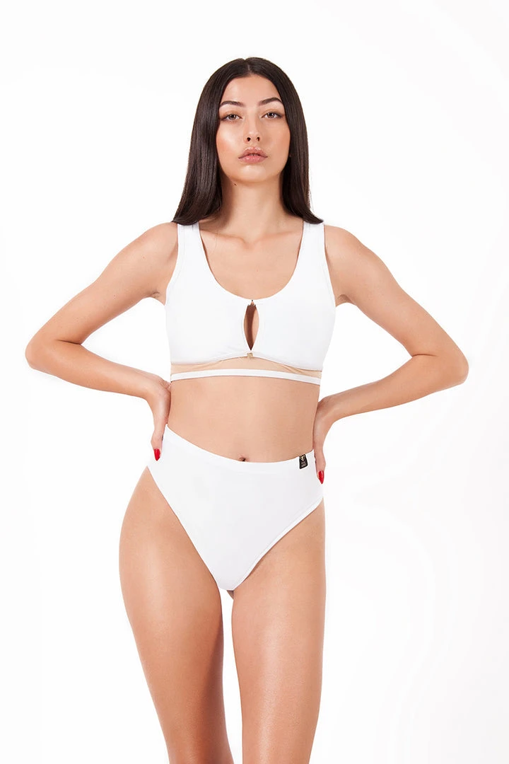 Pole Addict Land Top - White 1 Pole Addict Land Top - White