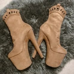 Hella Heels Ride 'em 8inch Boots - Desert 20 Hella Heels Ride 'em 8inch Boots - Desert