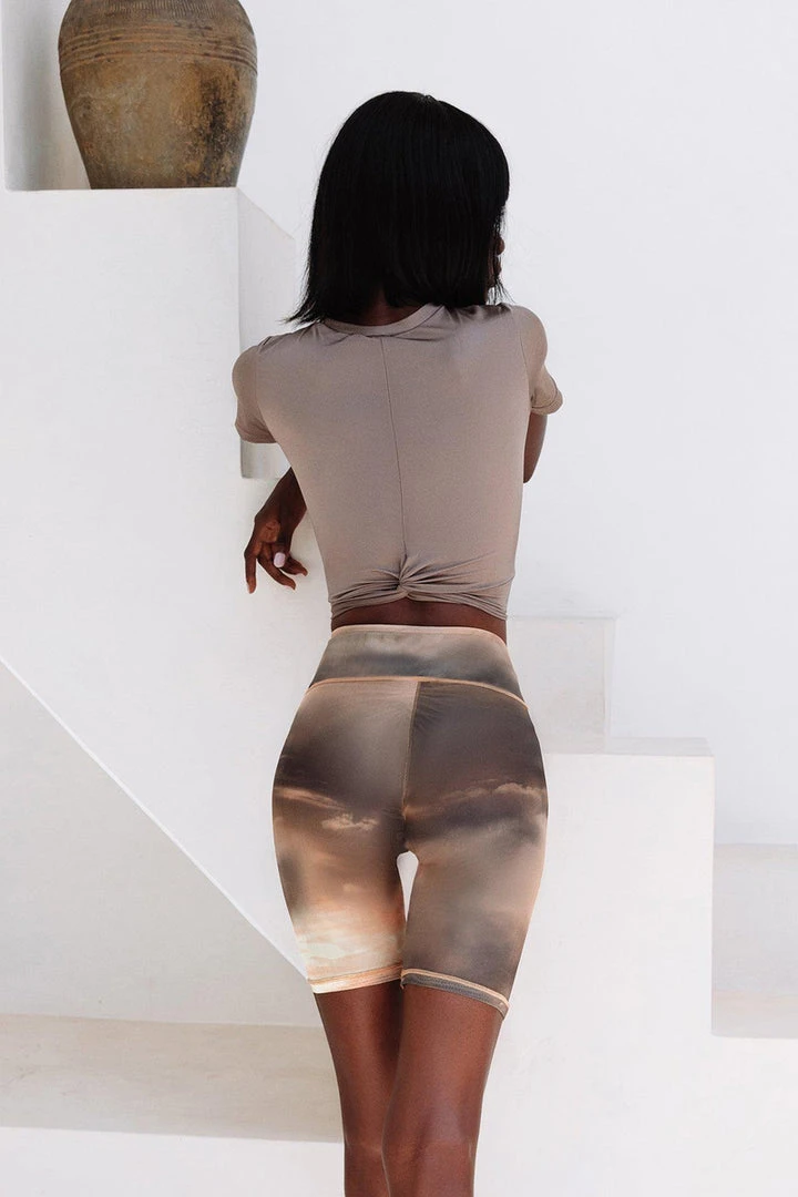 All Pole Wear Creatures Of XIX Heavenly Mesh Biker Shorts - Desert Skies 2 All Pole Wear Creatures Of XIX Heavenly Mesh Biker Shorts - Desert Skies