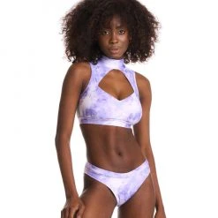 New In Bandurska Dreamy Bottoms - Lavender Tie Die