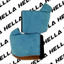 Shoes Hella Heels Classique Shoe Protector - Baby Blue Faux Suede