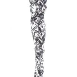 Pleaser USA Flamingo-3000DP 8inch Thigh High Pleaser Boots - Money Print