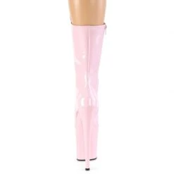 Pleaser USA Flamingo-1050 8inch Pleaser Boots - Patent Baby Pink 8 Pleaser USA Flamingo-1050 8inch Pleaser Boots - Patent Baby Pink