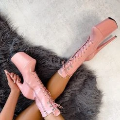 Shoes Hella Heels LipKit 8inch Boots - Candy Shop