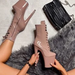 Shoes Hella Heels LipKit 8inch Boots - Boujee 11 Shoes Hella Heels LipKit 8inch Boots - Boujee