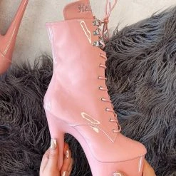 Shoes Hella Heels LipKit 8inch Boots - Candy Shop