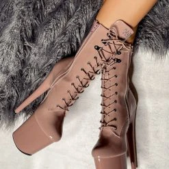 Shoes Hella Heels LipKit 8inch Boots - Boujee 9 Shoes Hella Heels LipKit 8inch Boots - Boujee