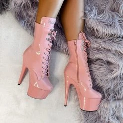 Hella Heels LipKit 7inch Boots - Candy Shop 5 Hella Heels LipKit 7inch Boots - Candy Shop