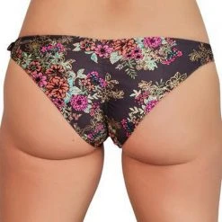 All Pole Wear Cleo The Hurricane Gunmetal Garden Scanty Pants