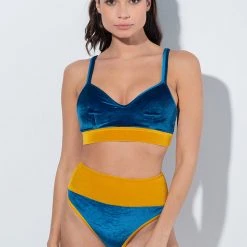 RAD Lapis Lazuli Shorts - Velvet Blue/Gold All Pole Wear