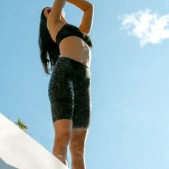 Back In Stock Creatures Of XIX Gecko Grip Biker Shorts - Black