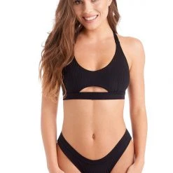 Back In Stock Bandurska Giselle Top - Ribbed Black 9 Back In Stock Bandurska Giselle Top - Ribbed Black