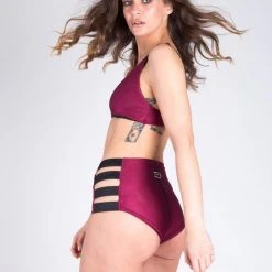 Paradise Chick High Waisted Shorts - Cherry All Pole Wear