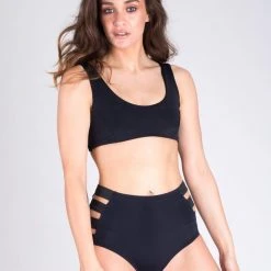 Paradise Chick High Waisted Shorts - Black Back In Stock