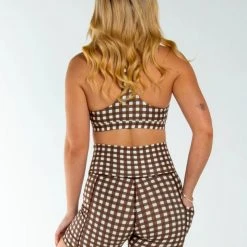 AMBR Designs Eco Biker Shorts - Gingham New In