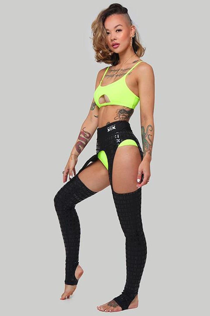 Creatures Of XIX Gecko Grip Cowgirl Leggings - Black 5 Creatures Of XIX Gecko Grip Cowgirl Leggings - Black