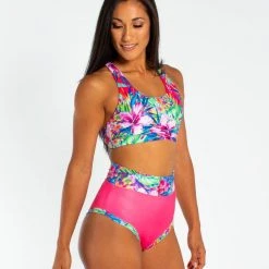 New In AMBR Designs High Waist Shorts - Aloha 7 New In AMBR Designs High Waist Shorts - Aloha