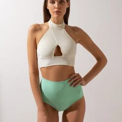 Shark Polewear High Waist Shorts - Mint