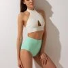 Shark Polewear High Waist Shorts - Mint