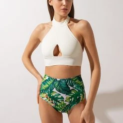 All Pole Wear Shark Polewear High Waist Shorts - Green Fern