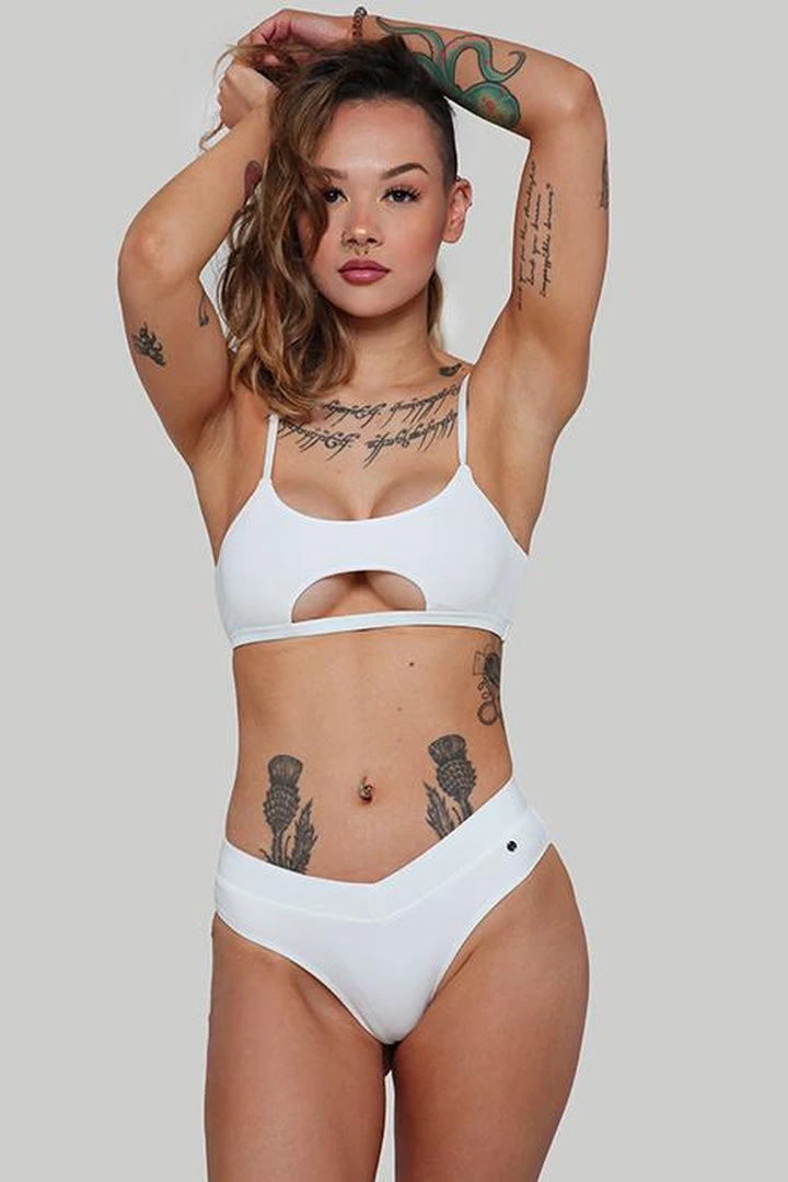 Creatures Of XIX The Hills Raree Top - Ribbed White All Pole Wear 1 Creatures Of XIX The Hills Raree Top - Ribbed White All Pole Wear