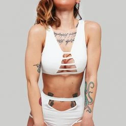 All Pole Wear Creatures Of XIX The Valley Bottoms - Ribbed White