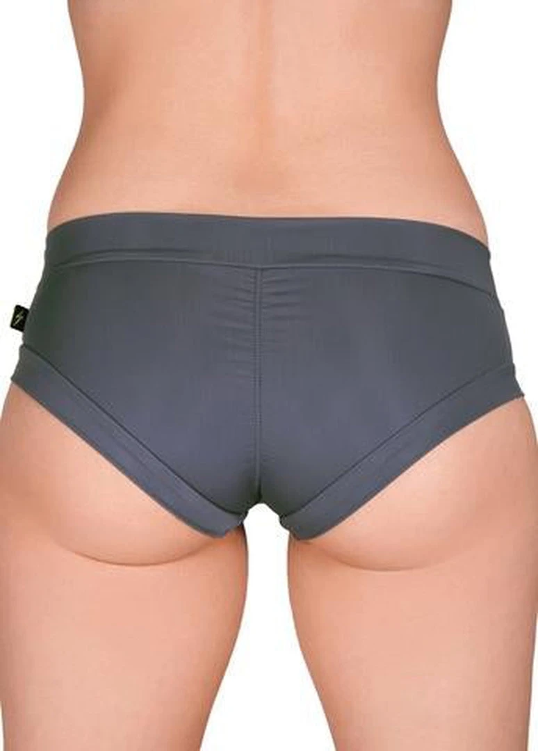 Cleo The Hurricane Essential Hot Pants - Grey All Pole Wear 2 Cleo The Hurricane Essential Hot Pants - Grey All Pole Wear