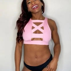 All Pole Wear Sway Bettie Top - Rose Pink