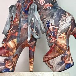 Shoes Hella Heels Renaissance 7inch Boots - Stairway To Heaven