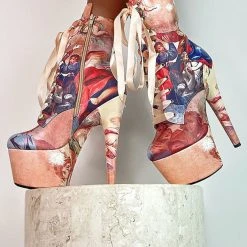 Hella Heels Renaissance 7inch Boots - Holier Than Thou Shoes