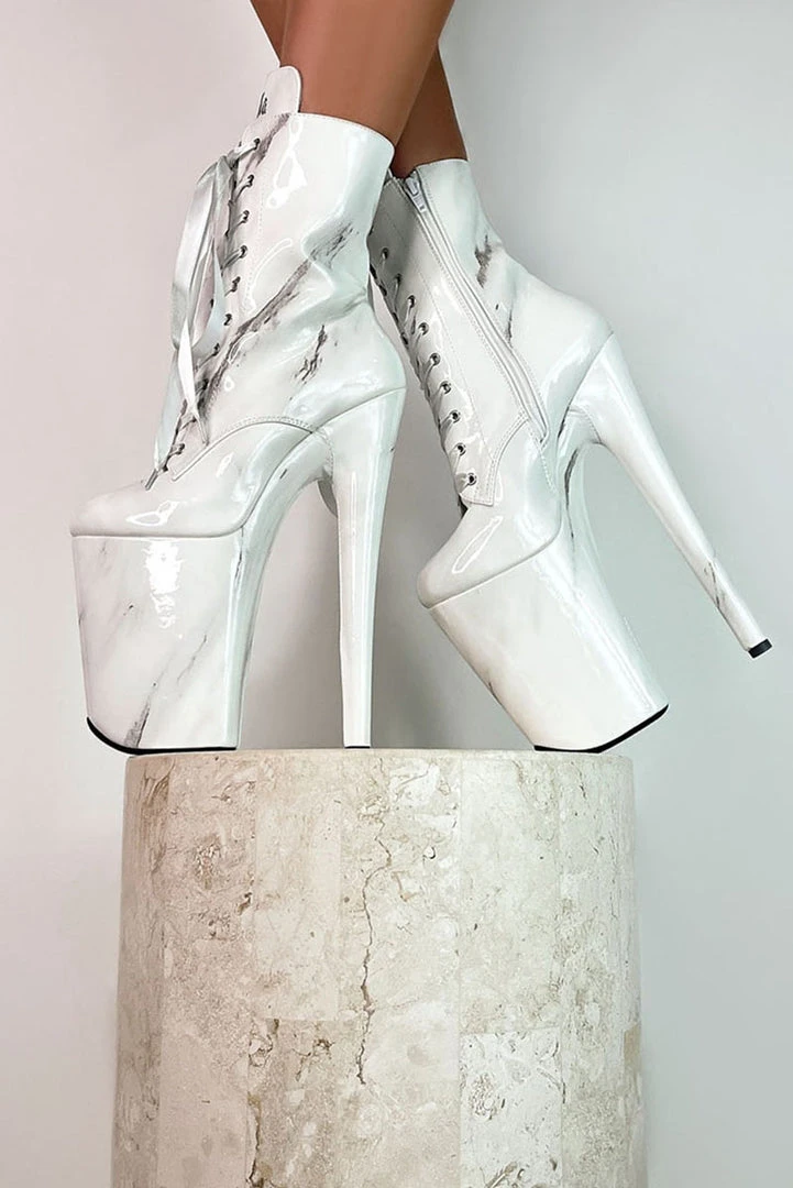 Hella Heels Renaissance 8inch Boots - Faith 2 Hella Heels Renaissance 8inch Boots - Faith