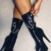 Shoes Hella Heels HellGirl 7inch Boots - Black/Glow