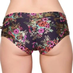 Cleo The Hurricane Gunmetal Garden Hot Pants