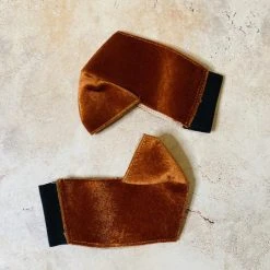 Hella Heels Classique Velvet Shoe Protector - Brandy Shoes