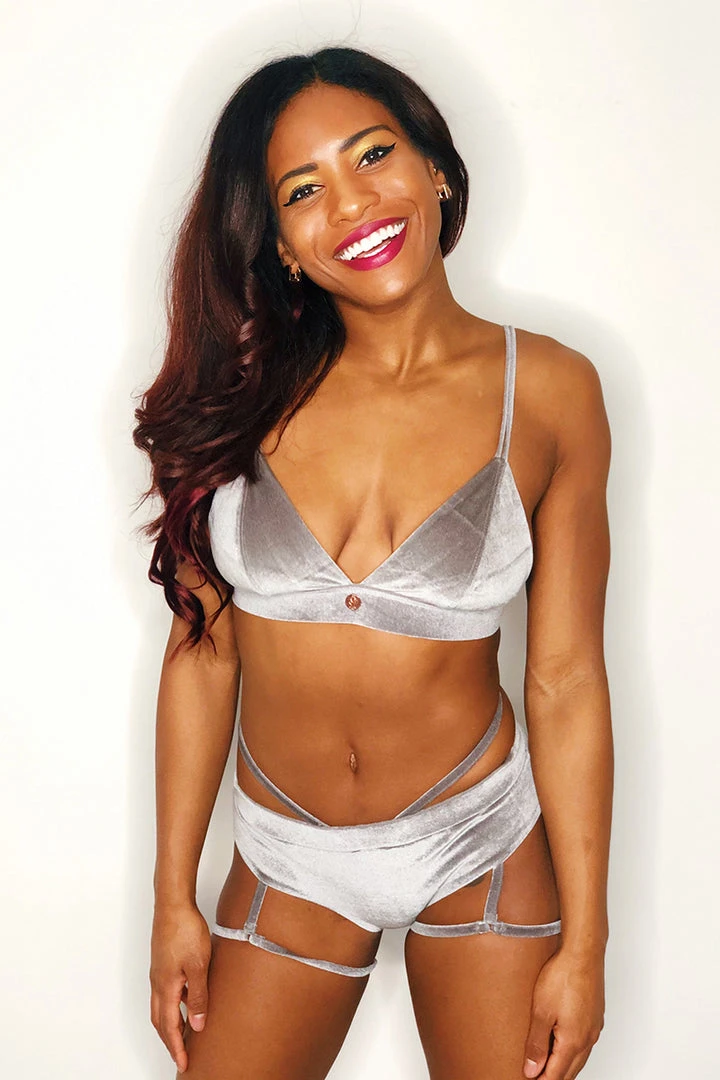 Shimmy & Sparkle Tokyo Shorts - Silver Taupe All Pole Wear 4 Shimmy & Sparkle Tokyo Shorts - Silver Taupe All Pole Wear