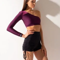 Shark Polewear One Reversible Top - Plum All Pole Wear