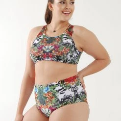 All Pole Wear Pole Addict High Waisted Shorts - Jungle