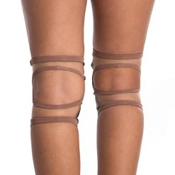 Accessories Poledancerka Grippy Kneepads - Nude 02 (with Pocket)