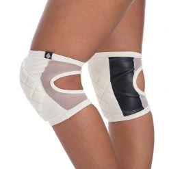 Accessories Poledancerka Grippy Kneepads - Ivory White 6 Accessories Poledancerka Grippy Kneepads - Ivory White
