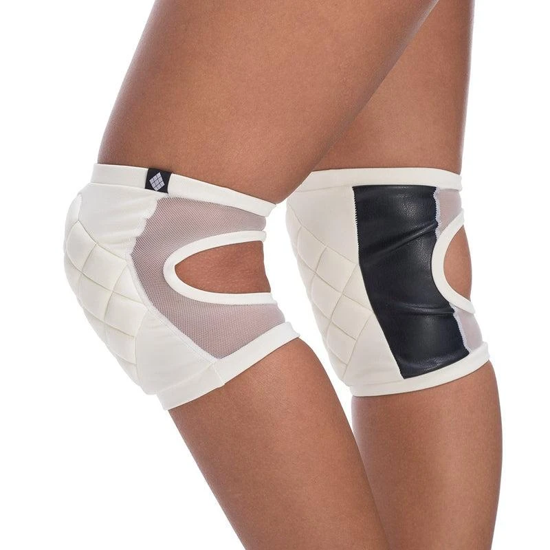 Accessories Poledancerka Grippy Kneepads - Ivory White 3 Accessories Poledancerka Grippy Kneepads - Ivory White