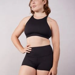 Off The Pole Lifestyle Sports Bra - Black All Pole Wear