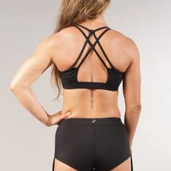 Off The Pole Lifestyle Sports Bra - Black Gator
