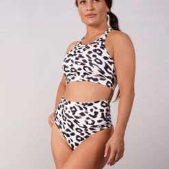 Off The Pole Lifestyle Sports Bra - Leopard All Pole Wear
