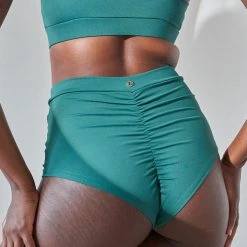 Lunalae High Waist Shorts - Recycled Emerald All Pole Wear