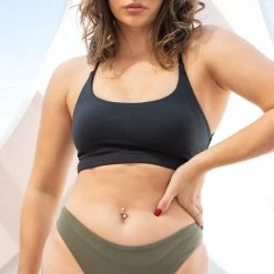 All Pole Wear Lunalae Basic Low Waist Shorts - Recycled Khaki 8 All Pole Wear Lunalae Basic Low Waist Shorts - Recycled Khaki