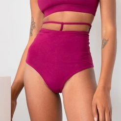 All Pole Wear Lunalae Kimmy High Waist Bottoms - Recycled Fuchsia
