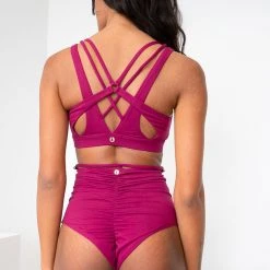 All Pole Wear Lunalae Kimmy High Waist Bottoms - Recycled Fuchsia
