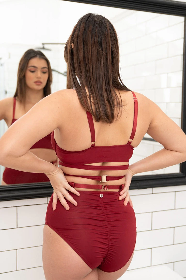 All Pole Wear Lunalae Alice Top - Recycled Wine 4 All Pole Wear Lunalae Alice Top - Recycled Wine