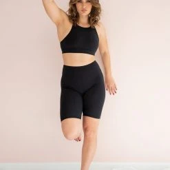 All Pole Wear Lunalae Basic Biker Shorts - Recycled Black